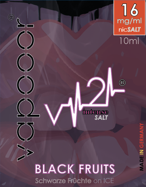 BLACK FRUITS - 16mg - vapooor® nicSALT Liquid