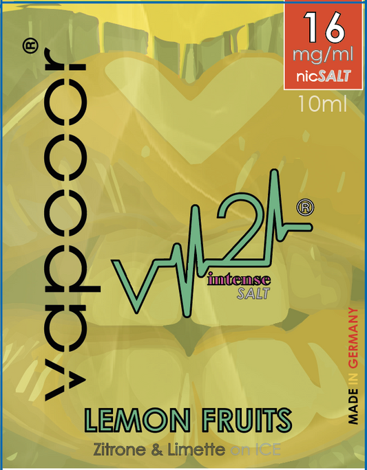 LEMON FRUITS - 16mg - vapooor® nicSALT Liquid